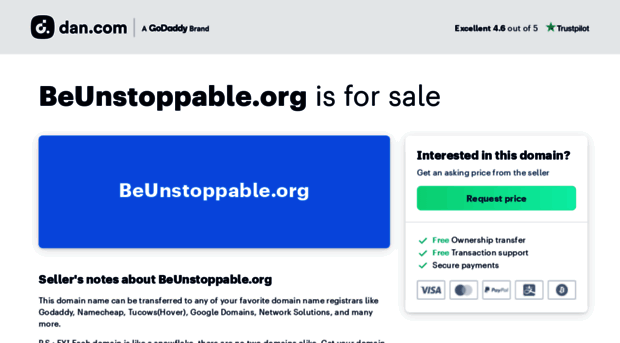 beunstoppable.org