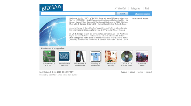 bidhaa.ecrater.com