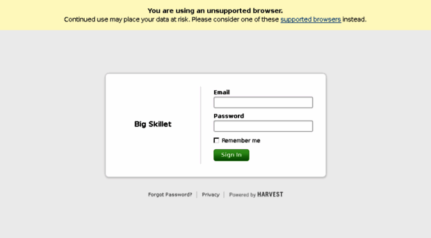 bigskillet.harvestapp.com