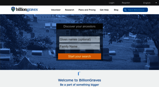 billiongraves.com