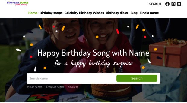 birthdaysongswithnames.com