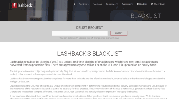 blacklist.lashback.com