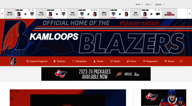 blazerhockey.com