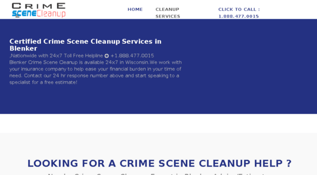 blenker-wisconsin.crimescenecleanupservices.com