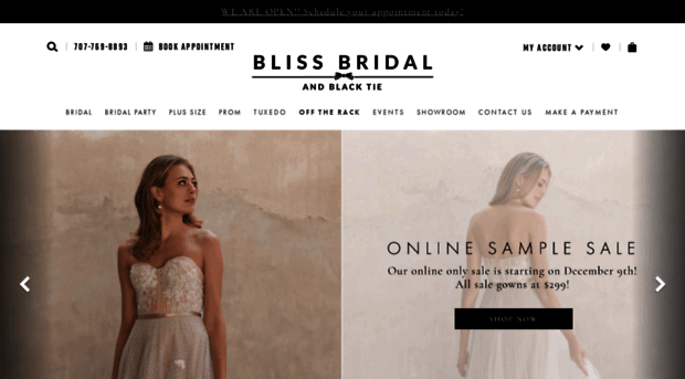 blissbridalwear.com