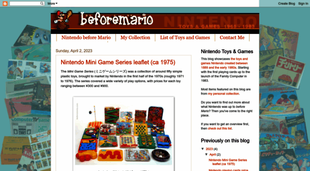 blog.beforemario.com