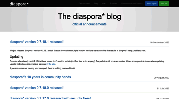 blog.diasporafoundation.org