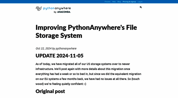blog.pythonanywhere.com