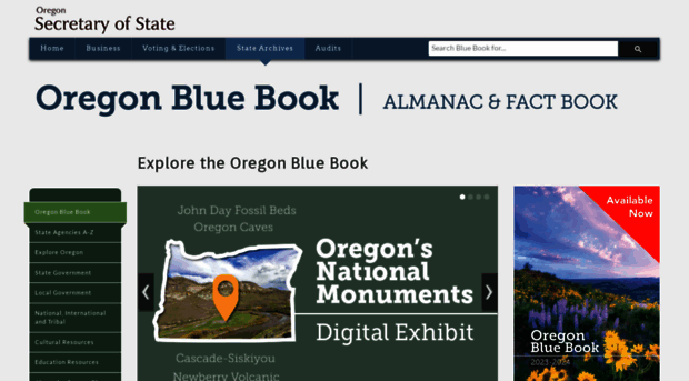 bluebook.state.or.us