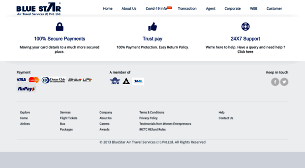 bluestartravelonline.com