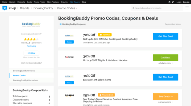 bookingbuddy.bluepromocode.com
