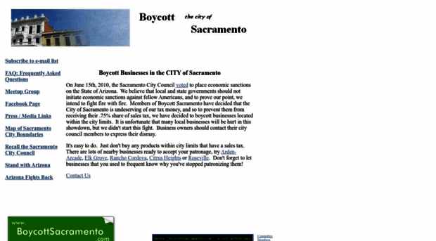 boycottsacramento.com
