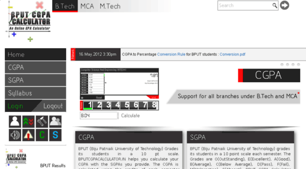 bputcgpacalculator.in