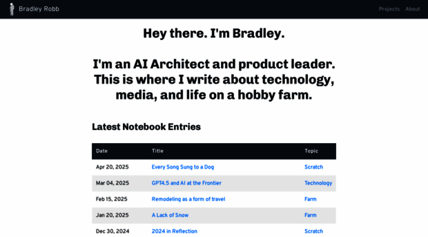 bradleyrobb.net