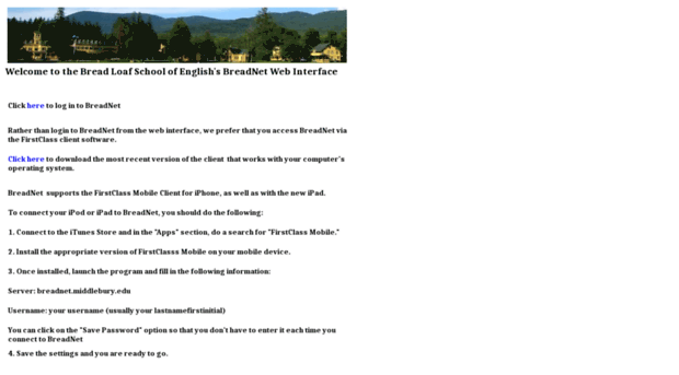 breadnet.middlebury.edu