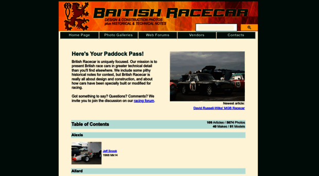 britishracecar.com