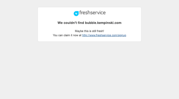 bubble.kempinski.com
