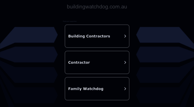 buildingwatchdog.com.au