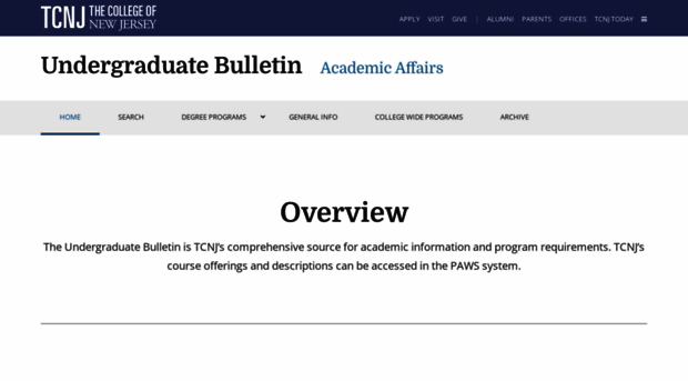 bulletin.tcnj.edu