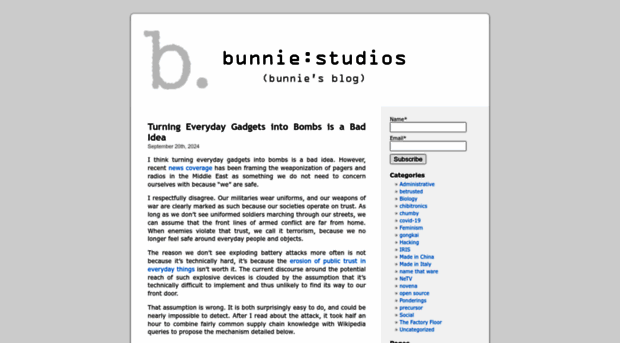 bunniestudios.com