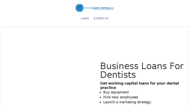 businessloansfordentists.com