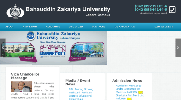 bzulahore.edu.pk