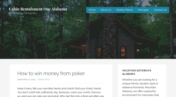 cabinrentalsmentonealabama.com