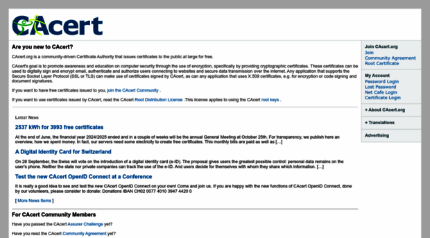 cacert.org