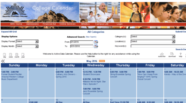 calendar.azwestern.edu