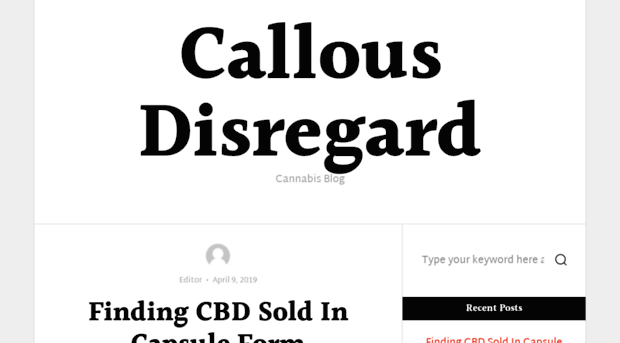 callous-disregard.com