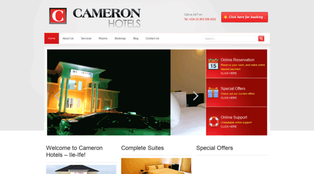 cameronhotels.net
