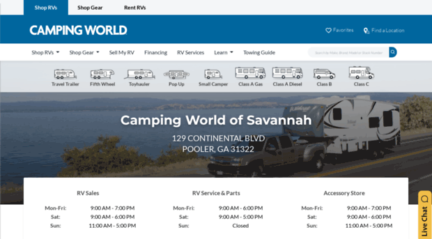 campingworldofsavannah.com