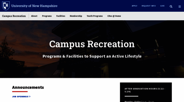 campusrec.unh.edu