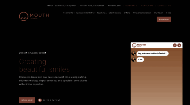 canarywharfdentists.com