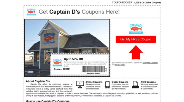 captainds.couponrocker.com