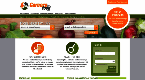 careersinfood.com