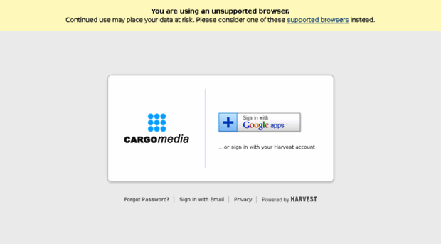 cargomedia.harvestapp.com