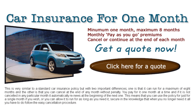 carinsuranceforonemonth.co.uk