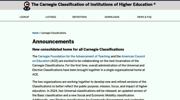 carnegieclassifications.iu.edu