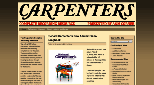 carpenters.amcorner.com