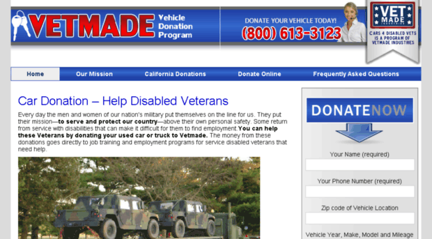 cars4disabledvets.org