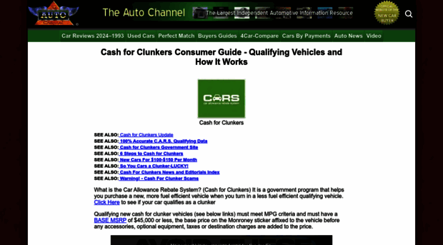 cashforclunkers.theautochannel.com