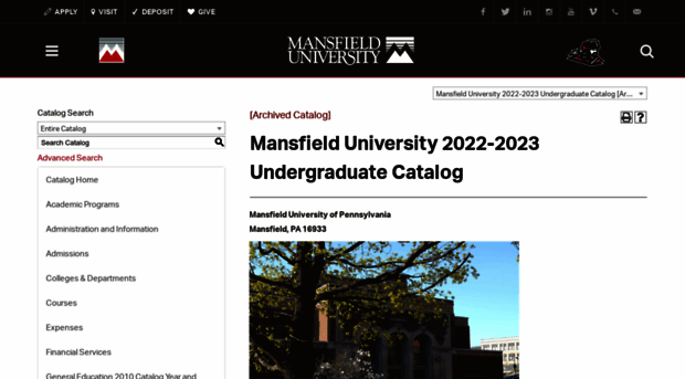 catalog.mansfield.edu
