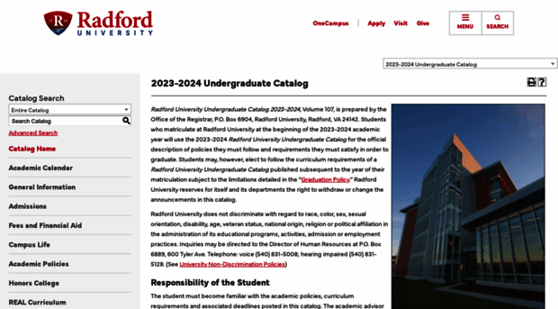catalog.radford.edu