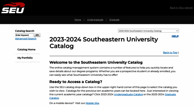 catalog.seu.edu