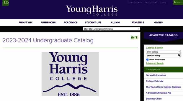 catalog.yhc.edu