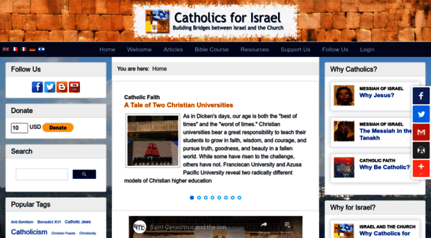 catholicsforisrael.com