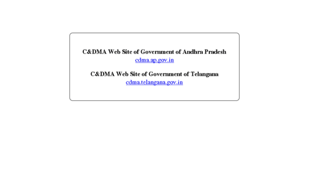 cdma.gov.in