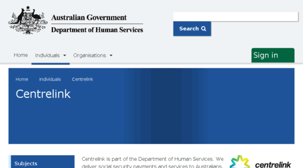 centrelink.com.au