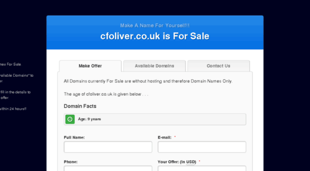 cfoliver.co.uk